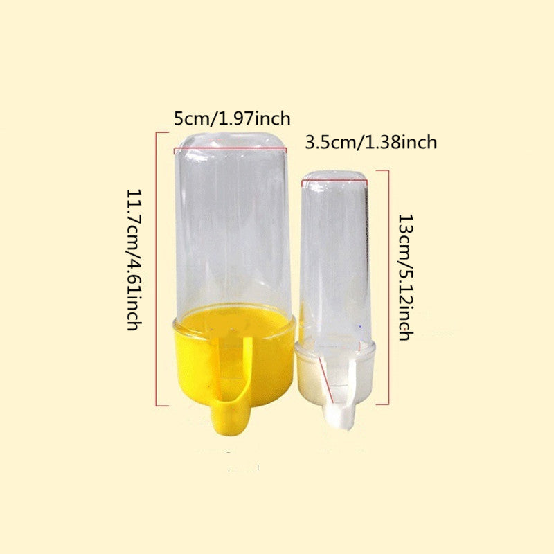 2pcs 60ml 100ml Bird Waterer Keep Your Pet Bird Hydrated