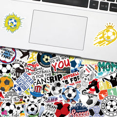 50pcs Football Sports Water-Resistant Sticker Cartoon DIY Creative Toys
