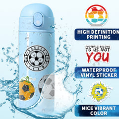 50pcs Football Sports Water-Resistant Sticker Cartoon DIY Creative Toys