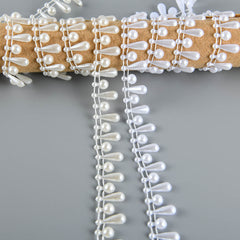 ABS Pearl Beads Cotton Chain Wedding Party Jewelry Findings Craft Supplies