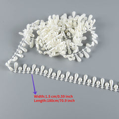 ABS Pearl Beads Cotton Chain Wedding Party Jewelry Findings Craft Supplies