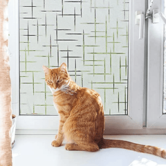 Frosted Window Film Non Adhesive Privacy Glass Film