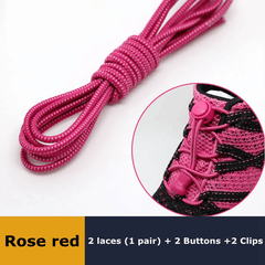 Elastic No Tie Shoe Laces Stretching Lock Lazy Laces Quick Rubber Shoelace