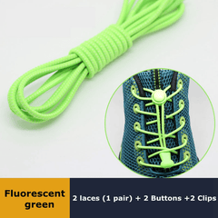 Elastic No Tie Shoe Laces Stretching Lock Lazy Laces Quick Rubber Shoelace