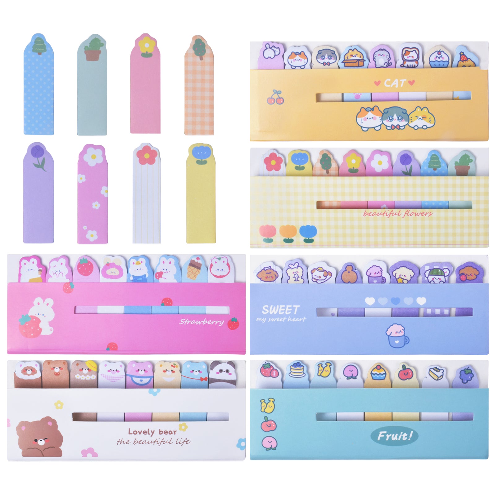 720 Adhesive Strips Page Markers Flags Index Tabs Sticky Notes