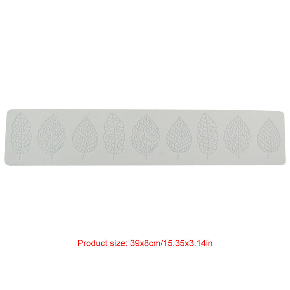 Silicone Leaf Fondant Chocolate Mold for Cake Pastry Decor