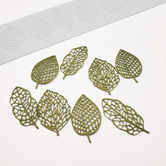 Silicone Leaf Fondant Chocolate Mold for Cake Pastry Decor