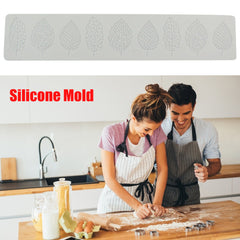 Silicone Leaf Fondant Chocolate Mold for Cake Pastry Decor