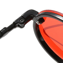 Y2K Round Sunglasses Sun Protection Funny Decorative Accessories