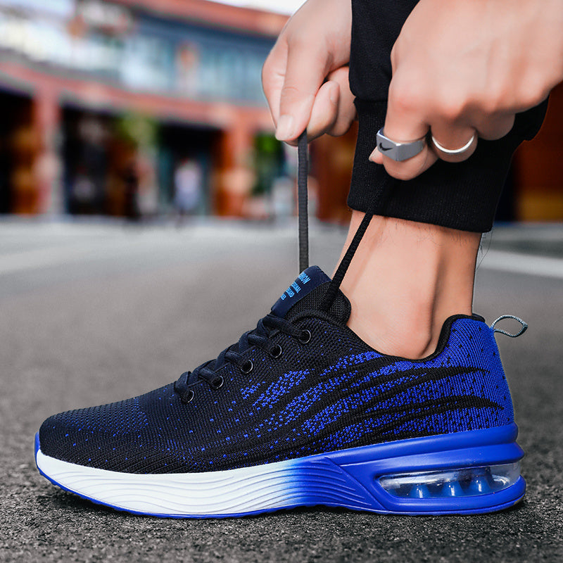 Men's Woven Air Cushion Running Shoes Outdoor Sneakers