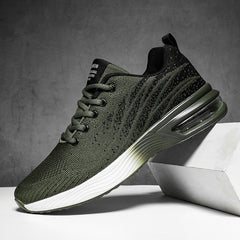 Men's Woven Air Cushion Running Shoes Outdoor Sneakers