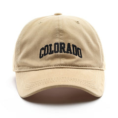 Men's Retro Alphabet Embroidered Cap Sunshade Baseball Cap