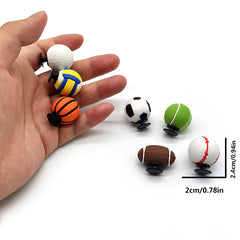 3D Golf Football Charm Shoes Decoration Birthday Party Sandals Slippers