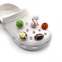 3D Golf Football Charm Shoes Decoration Birthday Party Sandals Slippers