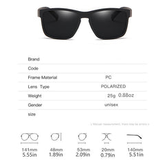 Casual Polarized Men's Sunglasses for Outdoor Activities