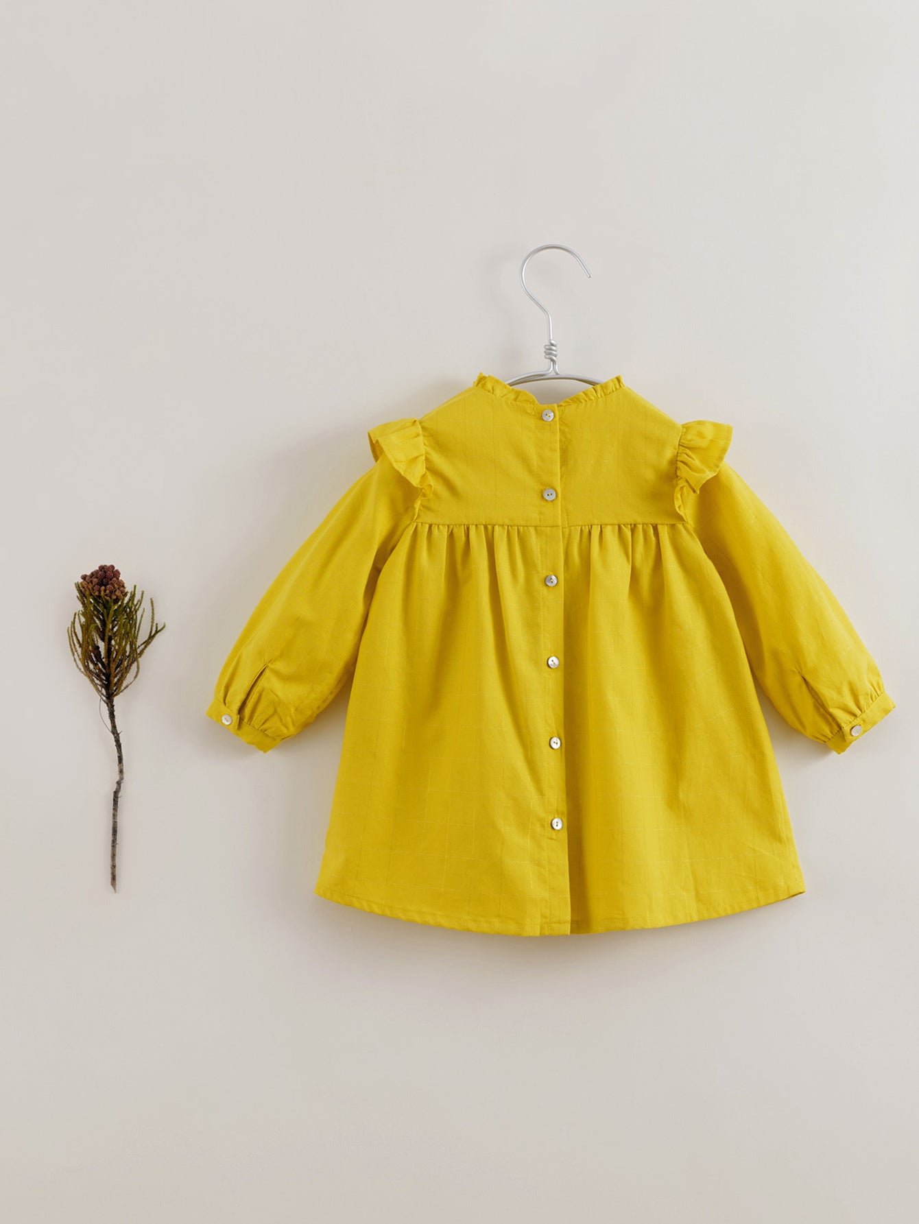 MARC&JANIE Toddler Girls Ruffles Frill Trim Neck Princess Dress