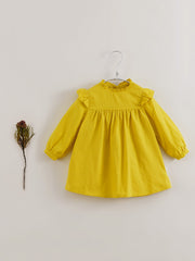 MARC&JANIE Toddler Girls Ruffles Frill Trim Neck Princess Dress