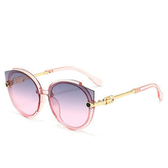Cat Eye Sunglasses Vintage Oversized Oval Frame Eyewear UV Blocking