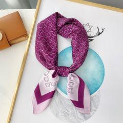 D Print Scarf Block Square Neckerchief Sunscreen Shawl