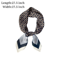 D Print Scarf Block Square Neckerchief Sunscreen Shawl