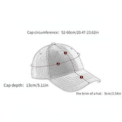 Sunshade Cap Big Brim Face Show Baseball Hat Men Women