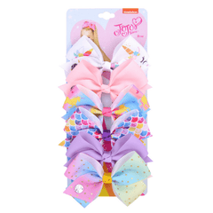 6 Kids Bow Hair Accessories Set