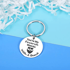 You're My Favorite Weirdo Keychain Funny Gift For Him