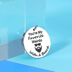 You're My Favorite Weirdo Keychain Funny Gift For Him