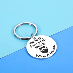 You're My Favorite Weirdo Keychain Funny Gift For Him