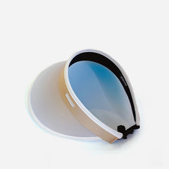 Gradient Summer Visor Hat Wide Brim UV Protection Sun Hats