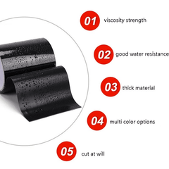 Strong Fiber Waterproof Tape Self Fix Adhesive Duct Tape
