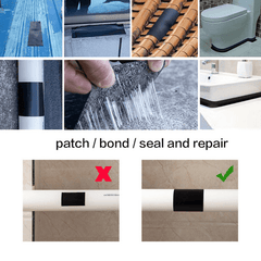 Strong Fiber Waterproof Tape Self Fix Adhesive Duct Tape