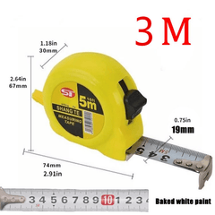 3m 5m 10m Tape Measure Metric Steel Measuring Ruler Distance Measuring Tape