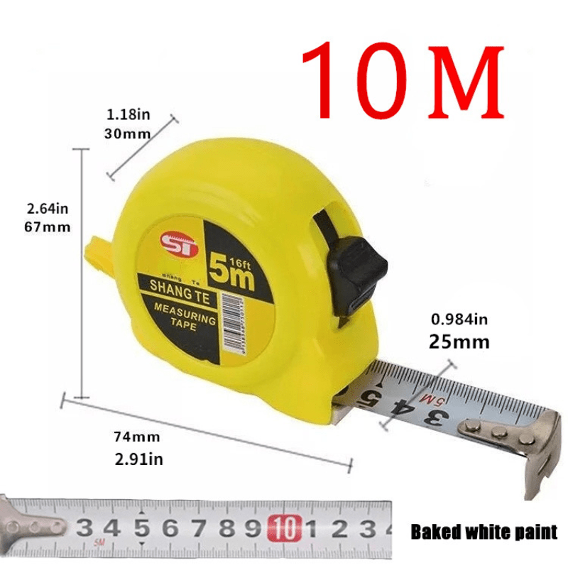3m 5m 10m Tape Measure Metric Steel Measuring Ruler Distance Measuring Tape