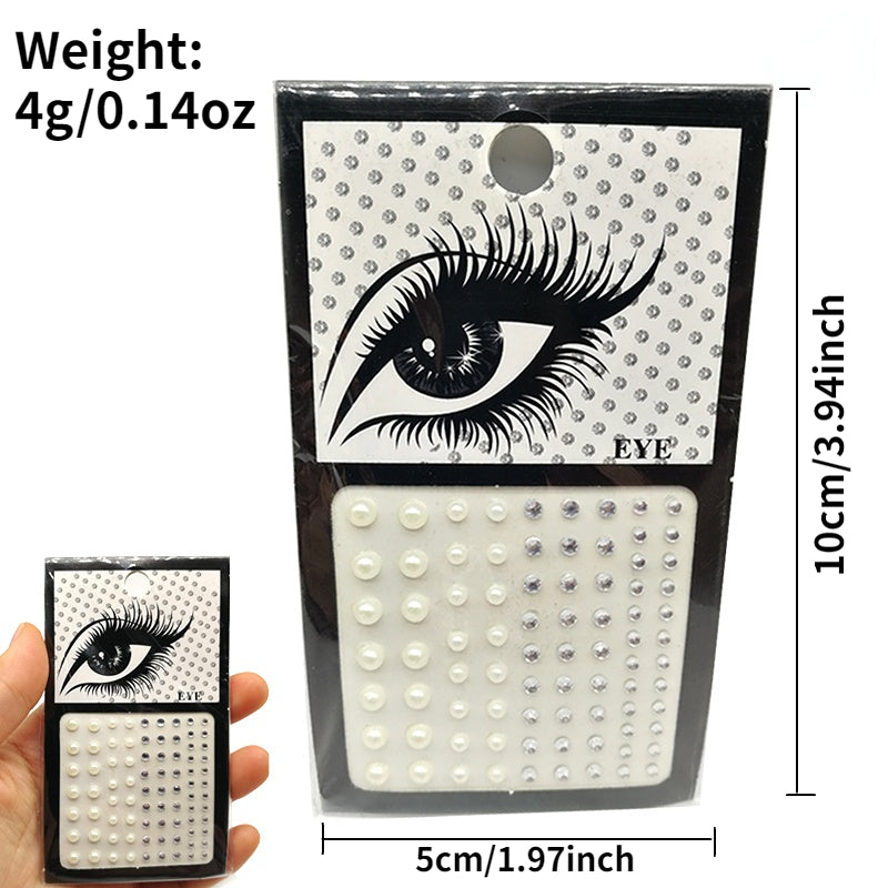 Mermaid Teardrop Glitter 3D Temporary Tattoo