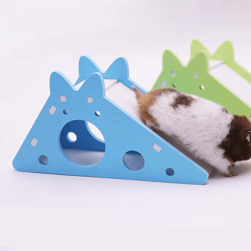 Wooden Bird Slide Toy House for Small Pets