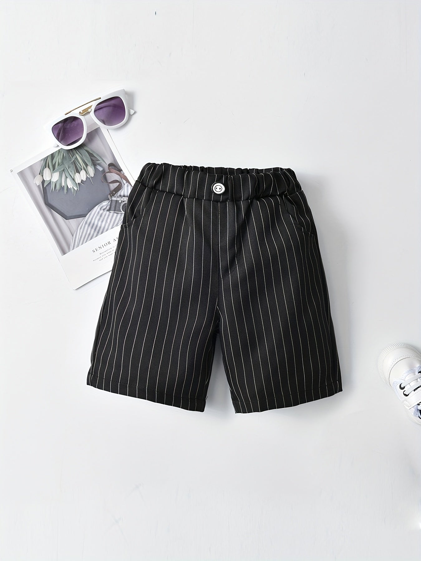 Boys Striped Shorts for Summer Holiday Party