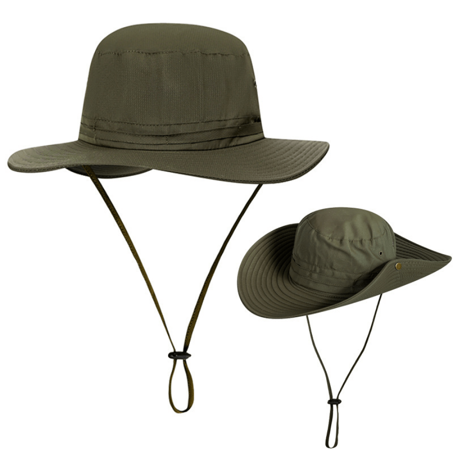 UV Protection Waterproof Wide Brim Hat for Outdoor Activities