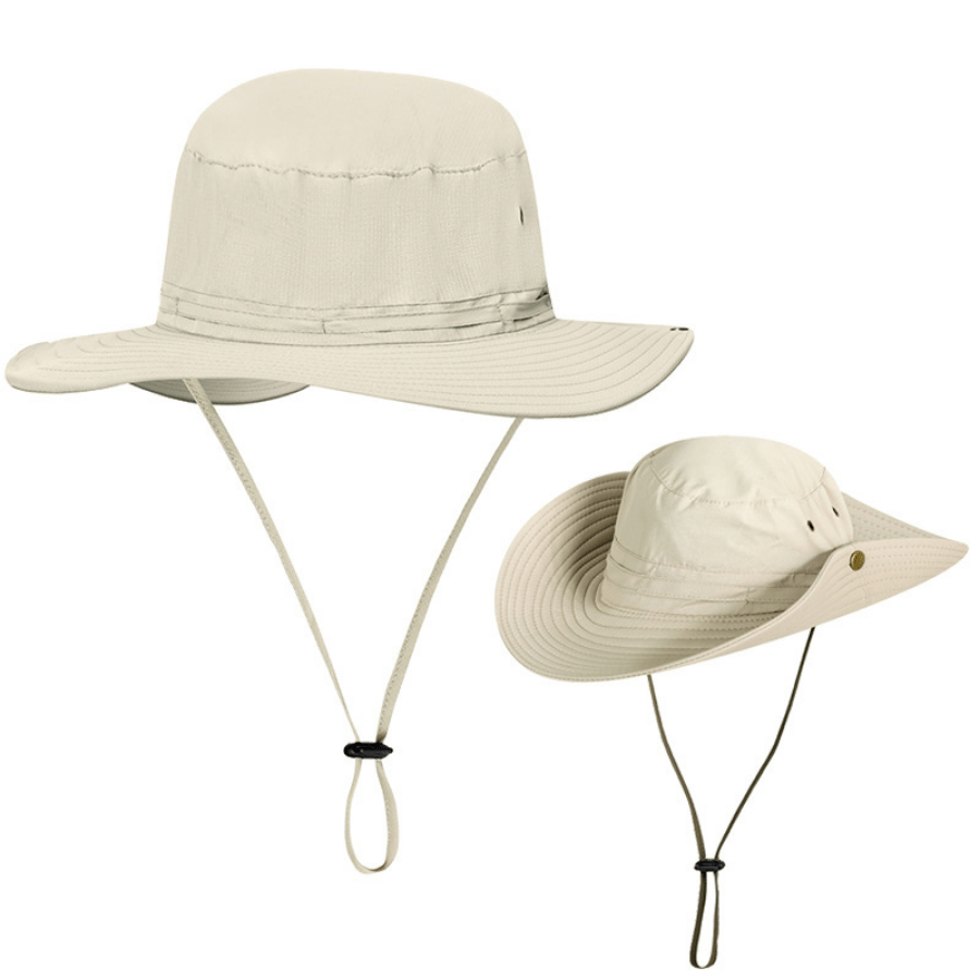 UV Protection Waterproof Wide Brim Hat for Outdoor Activities