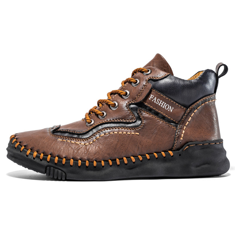 Men's Vintage Outdoor Boots Lace Up Ankle Sneakers
