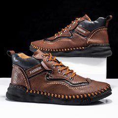 Men's Vintage Outdoor Boots Lace Up Ankle Sneakers