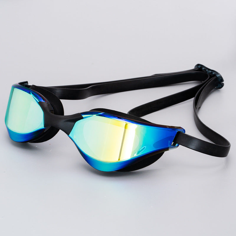 Electroplated Anti Fog UV Protection Swimming Goggles for Adults