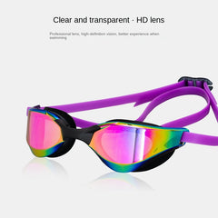 Electroplated Anti Fog UV Protection Swimming Goggles for Adults
