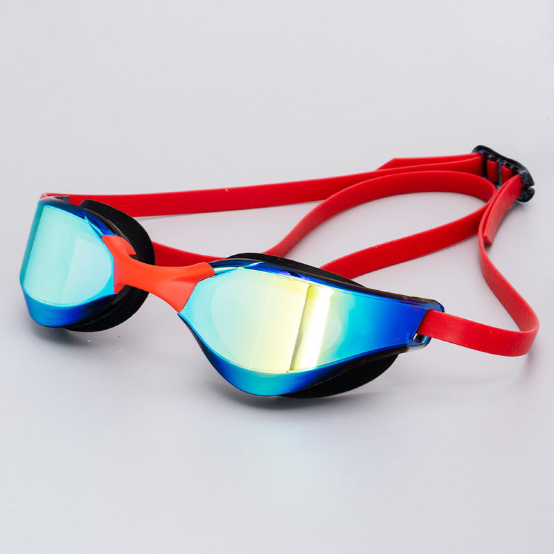 Electroplated Anti Fog UV Protection Swimming Goggles for Adults
