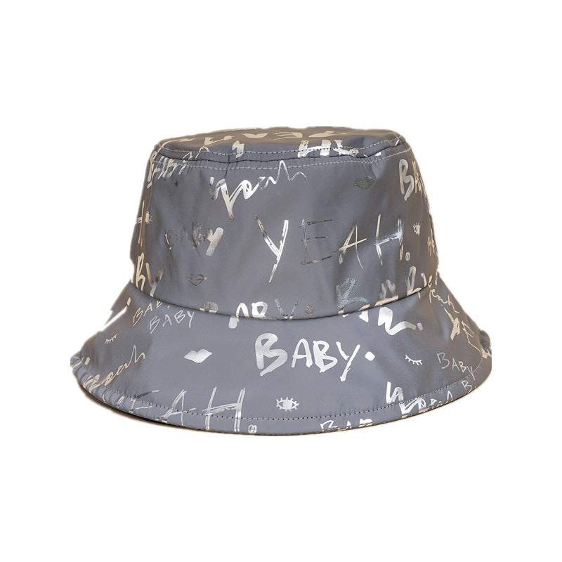 Graffiti Print Bucket Hat Quick drying Sun Hat