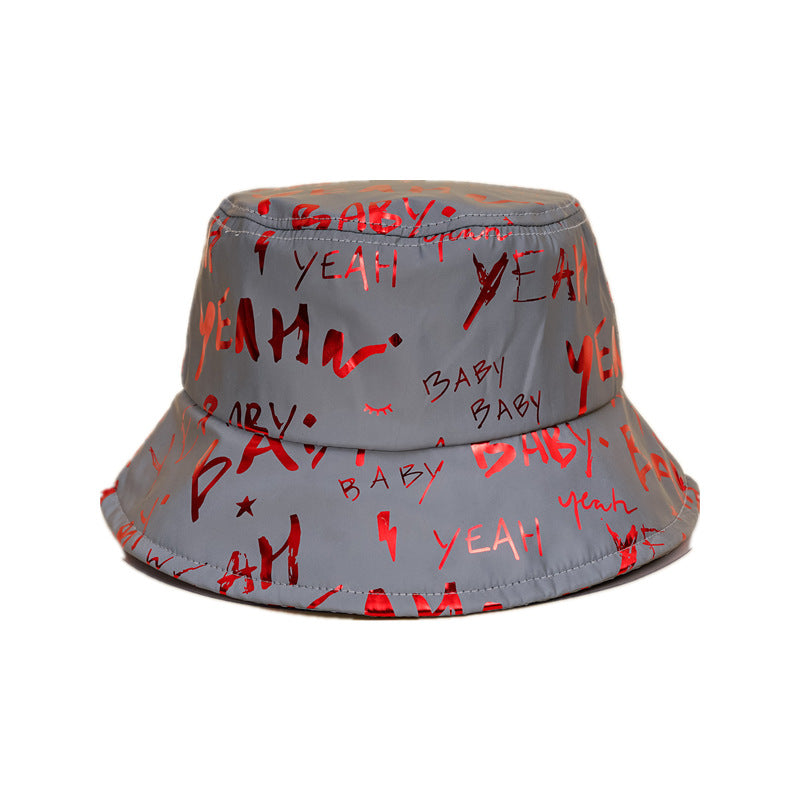 Graffiti Print Bucket Hat Quick drying Sun Hat