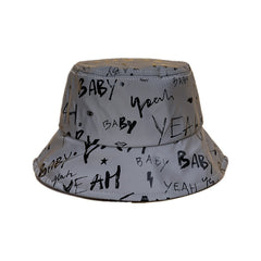Graffiti Print Bucket Hat Quick drying Sun Hat