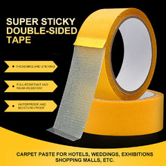 Double Sided Tape Heavy Duty 10m Waterproof Adhesive High Viscosity No Residue