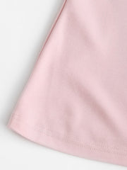 Casual Cami Top Women's Plus Plain Faux Pearl Decor