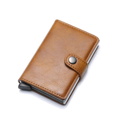 Leather Card Wallet Money Clip Pocket Wallet Purse Men Credit Card Holder